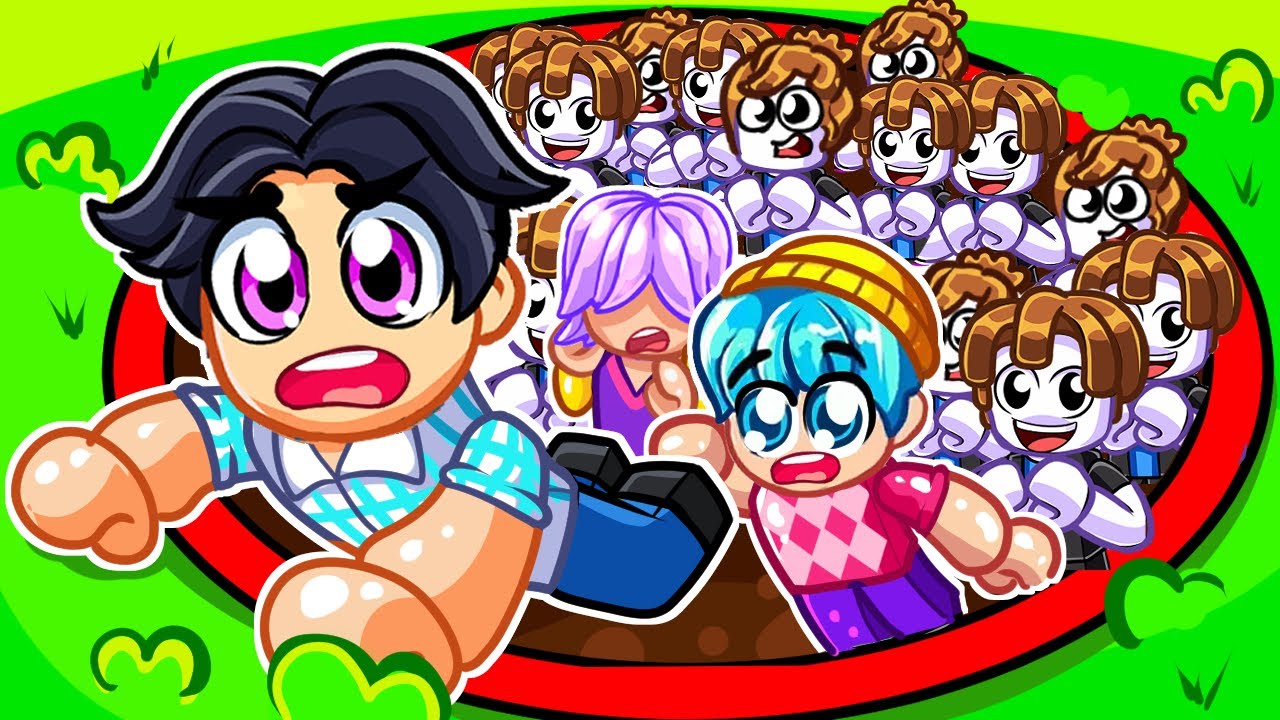 Saja Boys Survive The 100 PLAYER HOLE In Roblox!