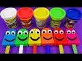 Making 6 Ice Cream Toys out of Play Doh and Animals Molds Surprise Toys Pj Masks Yowie Surprise Eggs