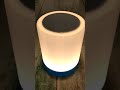 parlante velador lampara led bluetooth