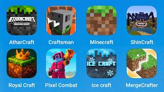 AtharCraft, Craftsman, Minecraft, ShinCraft, Royal Craft, Pixel Combat, Ice Craft, MergeCrafter screenshot 4