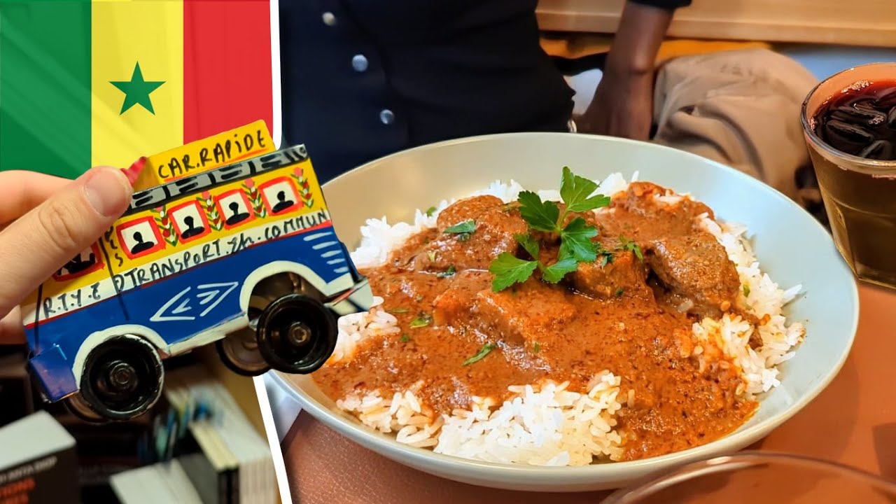 Un mafé à l'agneau dans un restaurant sénégalais panafricain à Paris !