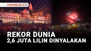 Perayaan Diwali Festival Cahaya di Ayodhya, India Pecahkan Rekor Dunia | Liputan 6