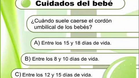 ¿Cuánto tarda en caerse el cordón umbilical?