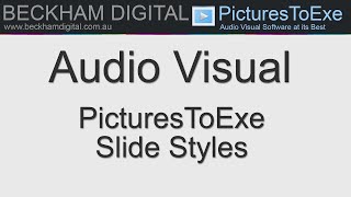 PicturesToExe - Radials and squares - Slide Styles Demo