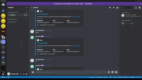 Creando un bot de discord con discord.js - comando de !help automatico