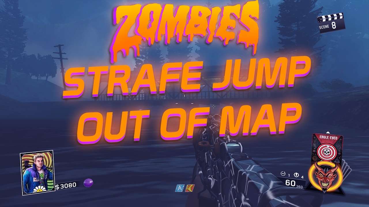 Rave In The Redwoods *EASY* Strafe Jump Top Of Map/Out Of Map Glitch (IW Zombies)