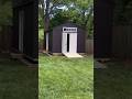 12x20 Custom Gable Build 🍁 #building #shed #construction #custom #black #shortvideo