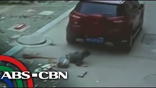 6-year-old boy ran over by car survives