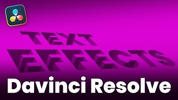 5 Powerful Text Effects in 12 Minutes | DaVinci Resolve