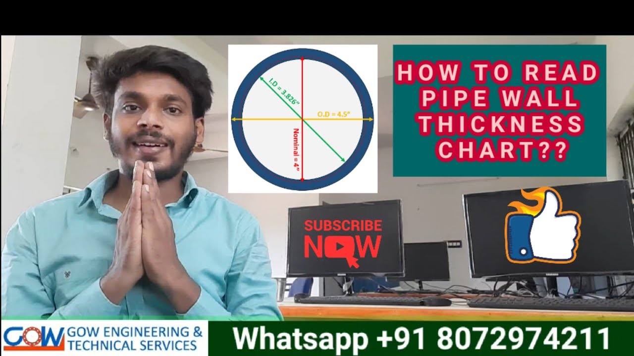 Pipe Wall Thickness In tamil Oil and Gas in tamil Gow Engineering and