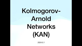 KAN Kolmogorov Arnold Networks