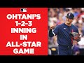3 UP, 3 DOWN! Shohei Ohtani starts All-Star Game with 1-2-3 inning! (Gets Tatis Jr., Muncy, Arenado)