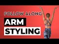 Follow along arm styling for salsa  bachata  dance with rasa