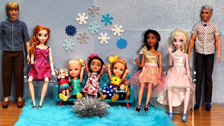 2023 Happy New Year! Elsa & Anna toddlers - Barbie...