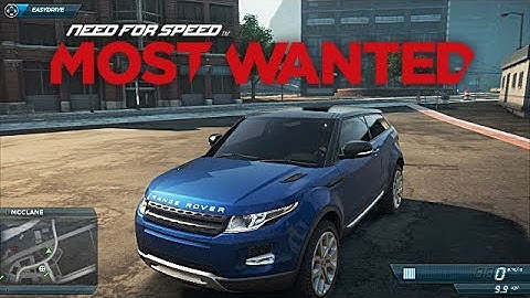 Range Rover Evoque, Land Rover, NFS Most Wanted, PC Game
