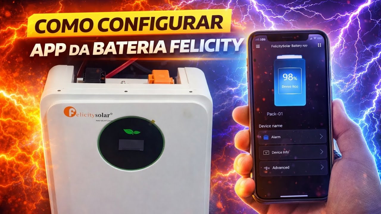 COMO CONFIGURAR APP DA BATERIA FELICITY SOLAR