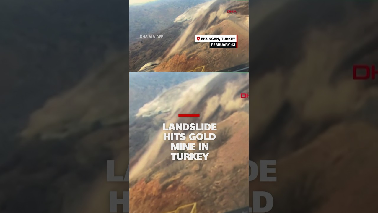 Landslide hits gold mine in Turkey