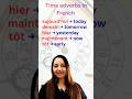 Learn Time Adverbs in French 🇫🇷 (In 20 Seconds!)  aujourd’hui, demain #learnfrench
