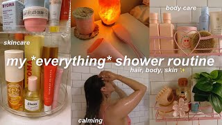 MY EVERYTHING SHOWER ROUTINE 🚿🫧🌸 skincare, hair care, body care & hygiene essentials