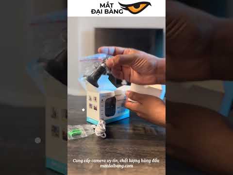 Unbox chiếc camera an ninh không dây ngoài trời từ nhà Vision Well #cameraaninh #cameragiamsat