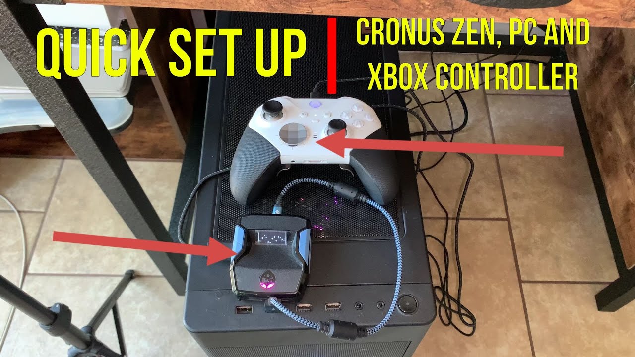 Quickly connect Cronus Zen PC and xbox controller 