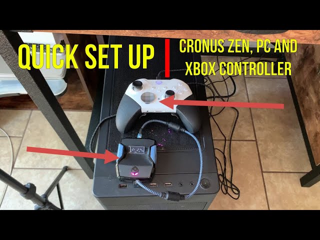 Quickly connect Cronus Zen PC and xbox controller 