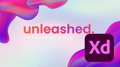 Adobe XD - How to Mask Text with an Image! | Unleashed