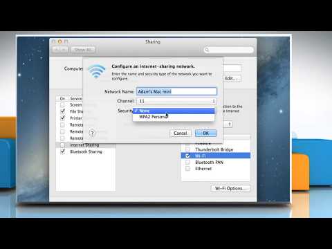 How to use Wifi Internet sharing on your Mac®
