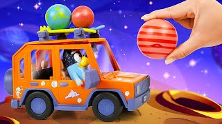 Learn 8 Planets and Solar System for Preschool Toddlers with Fun Puzzle Toys