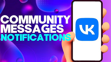 How to Turn Off or On Community Messages Notifications on Vk App on Android or iphone IOS
