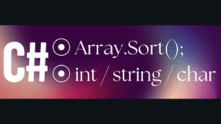 Famous CodePark 0029 : "Sorting Arrays in C#: Integers, Strings, and Chars Explained for Beginners" Net Worth