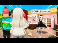 This Cafe Wanted COUPLES ONLY... Owner Made Us BREAK UP! (Roblox Bloxburg Story)