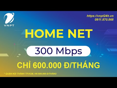 Video Gói cước 300Mb VNPT - Home NET [VNPT TPHCM] - youtube