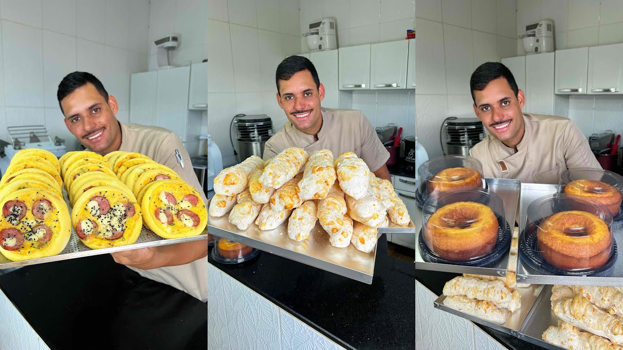 3 RECEITAS MAIS VENDIDAS NAS PADARIAS DO BRASIL, PARA VENDER EM CASA!