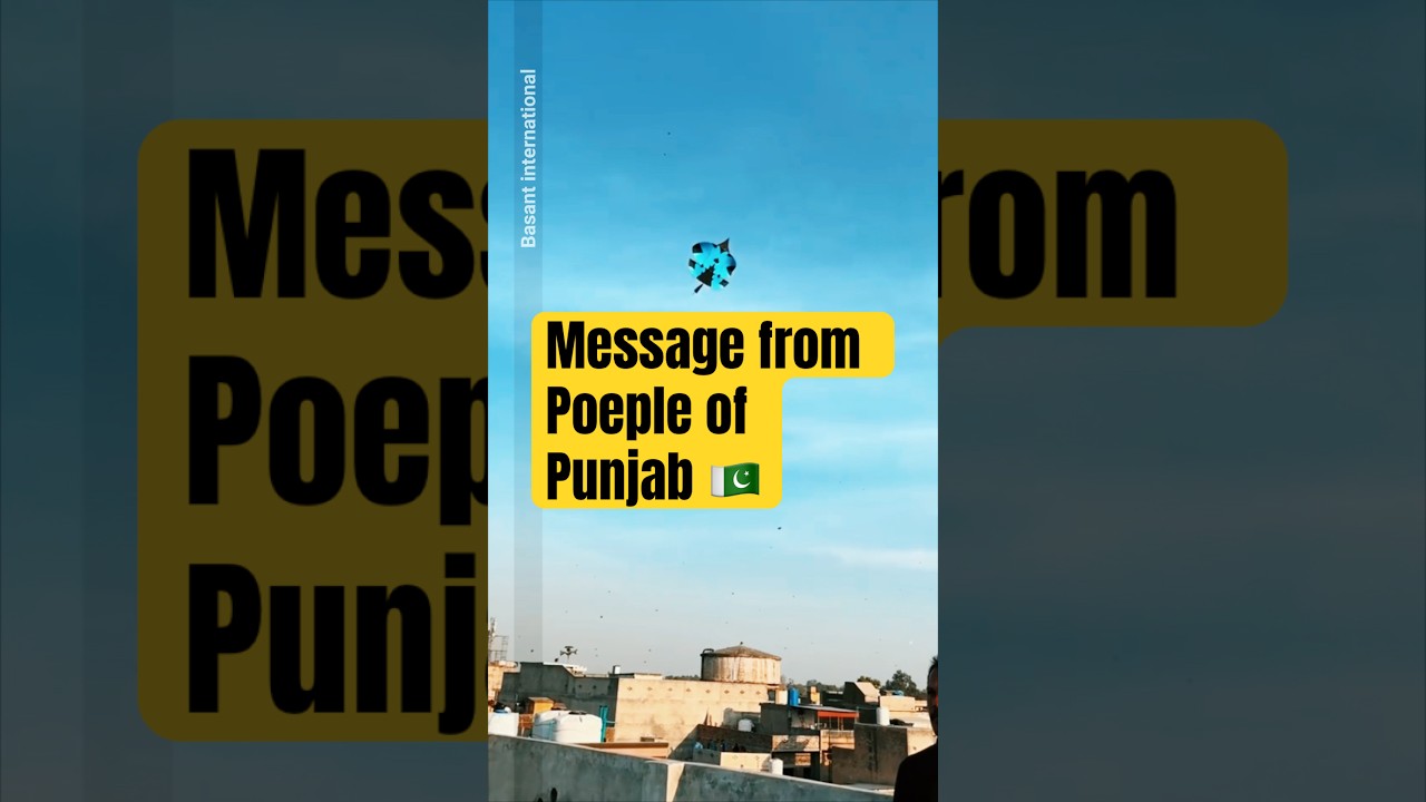 Punjab Pakistan want safe Kite flying 