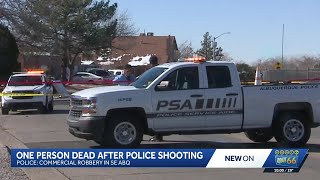 Man dies after shooting incident involving Albuquerque police