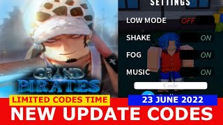 Grand Pirates Codes Roblox December 2023