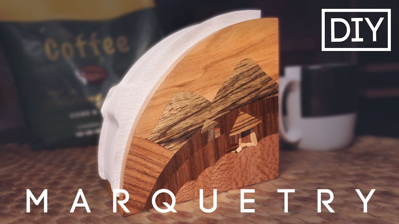 Необычная техника работы с деревом: делаем держатель для кофейных фильтров