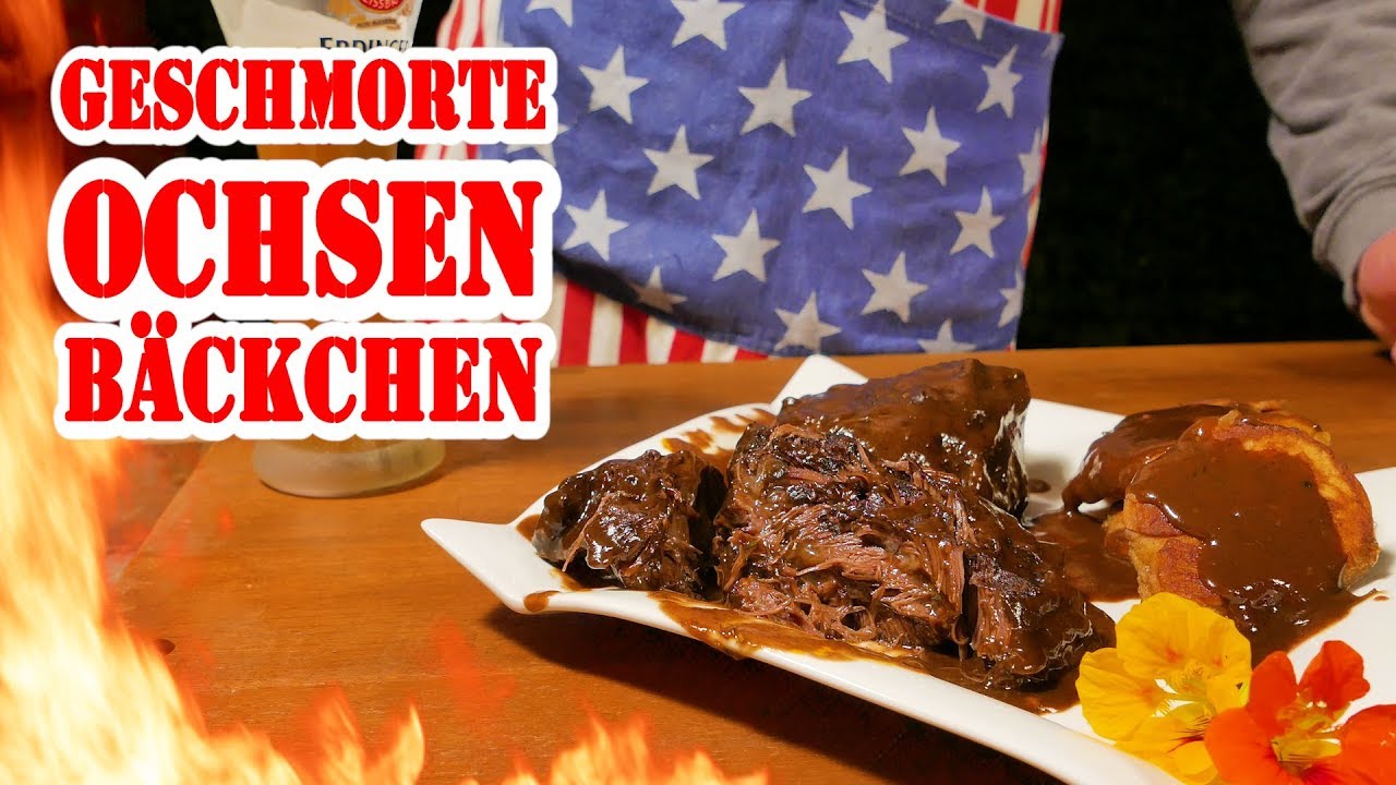 Ochsenbäckchen - perfekt geschmort aus dem Dutch Oven - BBQ Grill Rezept Video - Die Grillshow 266