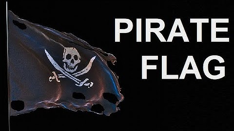 Pirate Flag - Cloth Simulation | Blender 2.92.0