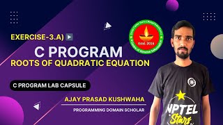 Write a C Program to roots of Quadratic equations | Program to find roots of quadratic equation #C