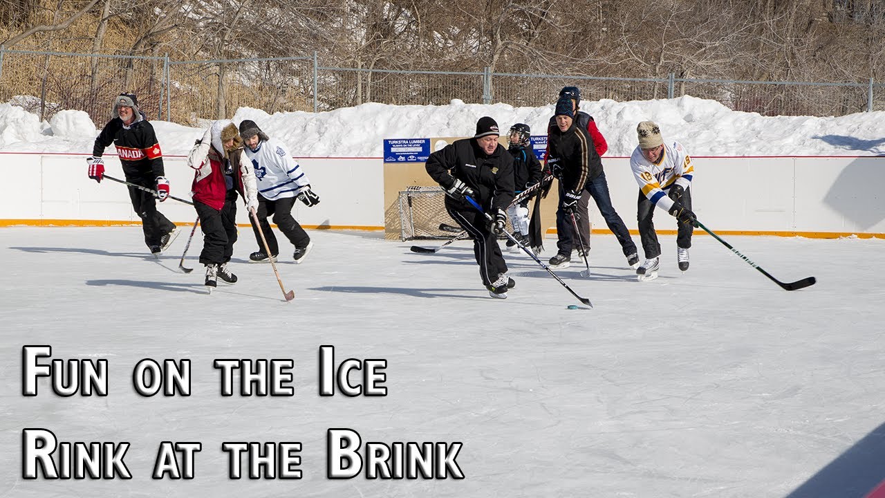 Fun on the Ice Rink at the Brink in Niagara Falls, Ontario YouTube