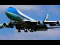 Air Force One arrives and departs London Heathrow Airport, 12-06-21