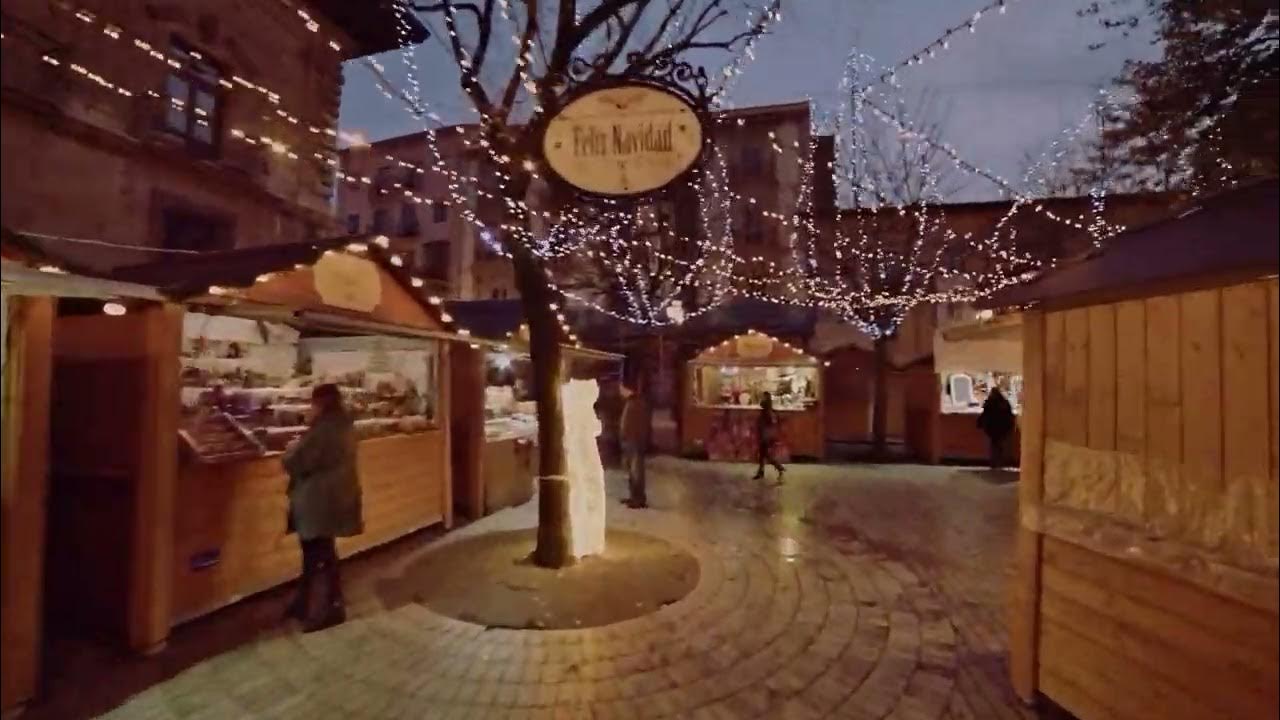 Сhristmas in Oviedo, Asturias, Spain. Christmas lights. YouTube