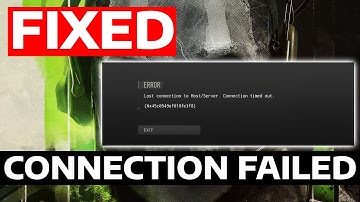 How To Fix MW2 Connection Failed Travis Rilea Error