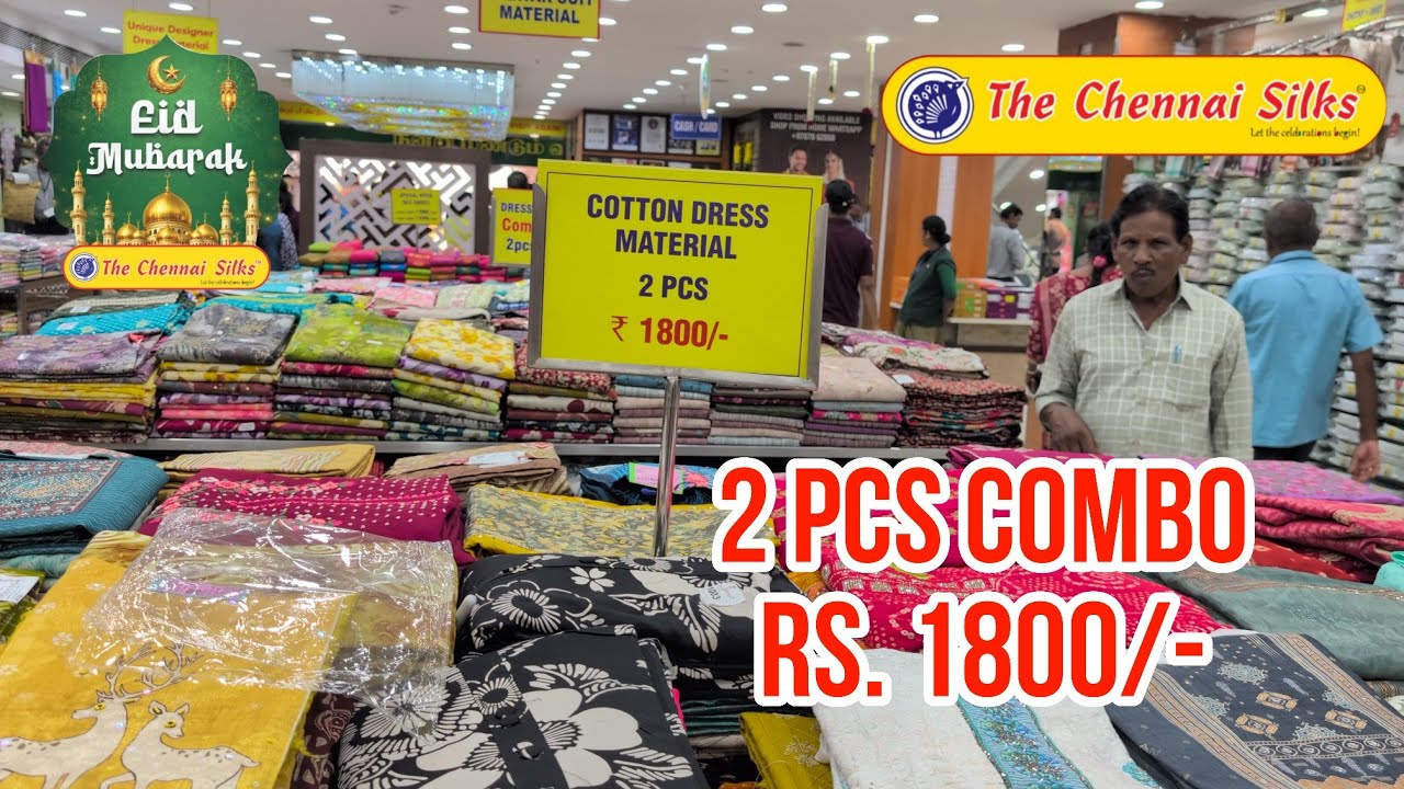 The Chennai silks💫995/- 2 pcs combo Rs.1800/- #thechennaisilks#oppanakara street Coimbatore 