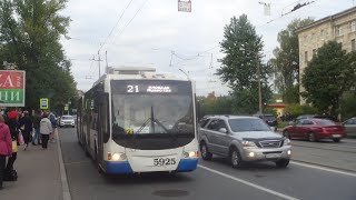 картинка: Троллейбус 21, ВМЗ-62151 №5925 