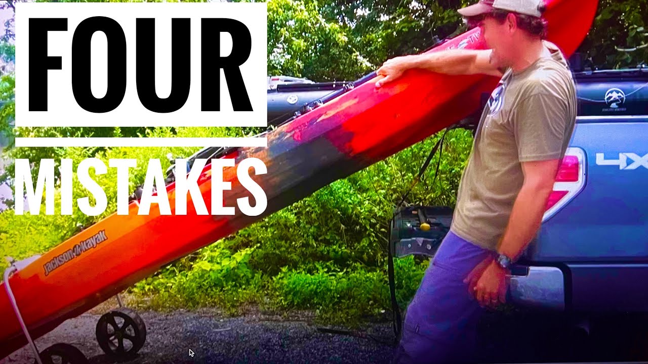 Kayak Loading Fail Beginner Kayak Fishing Tip: Four mistakes to avoid when loading your ...