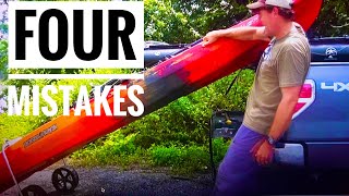 Beginner Kayak Fishing Tip: Four mistakes to avoid when loading your kayak