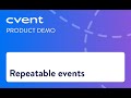 Cvent Essentials for repeatable events